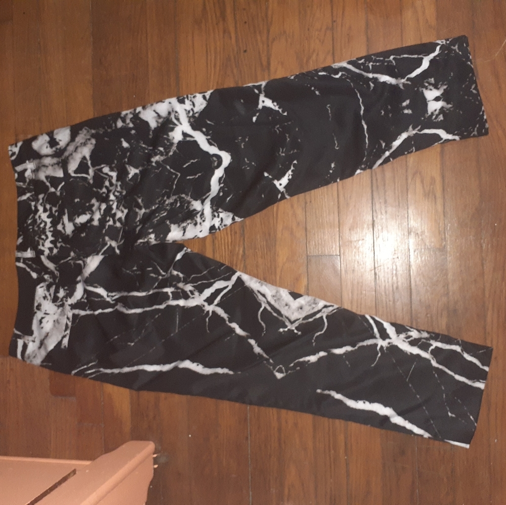 Wildfang marble print pants